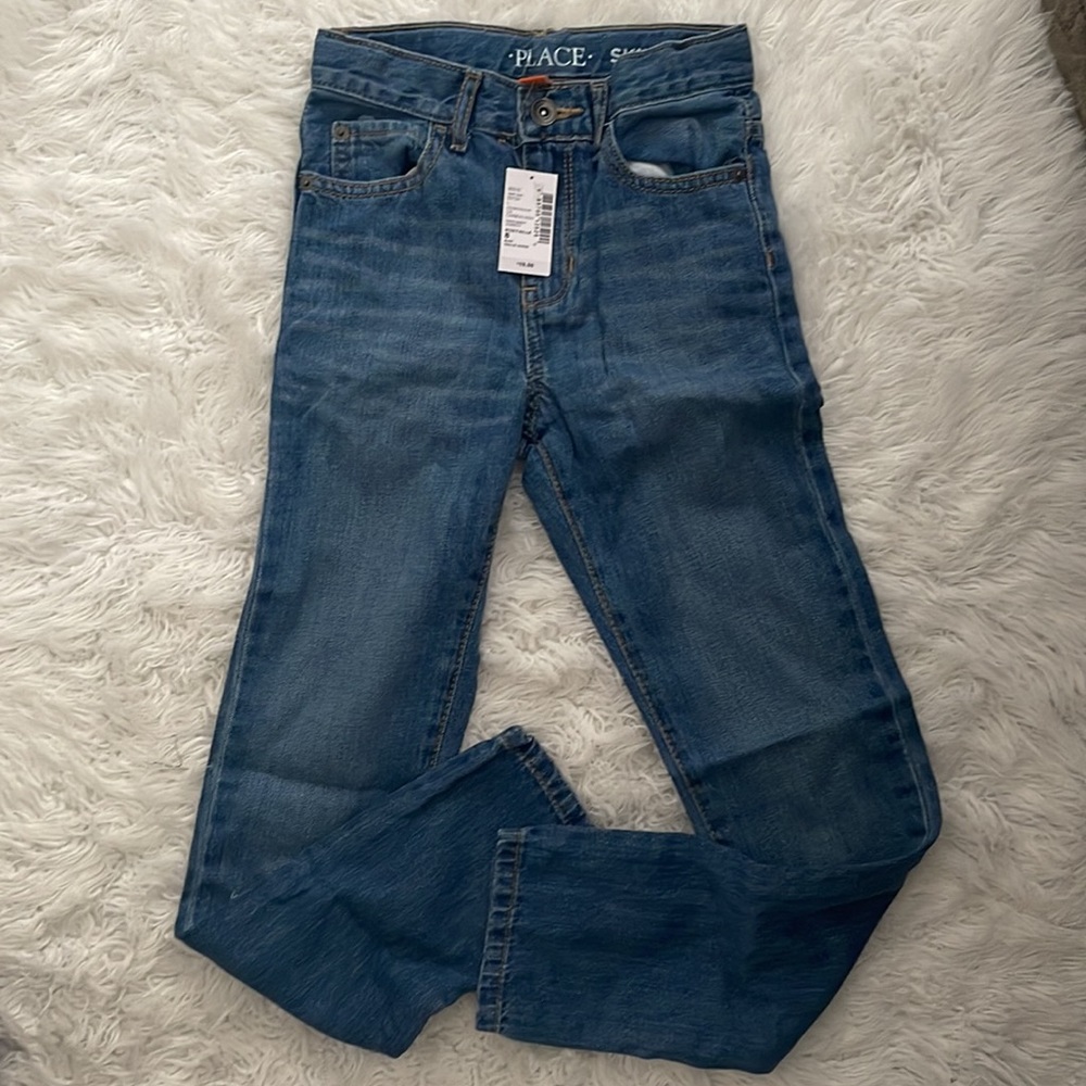 Carbon Wash Boy Slim Jeans